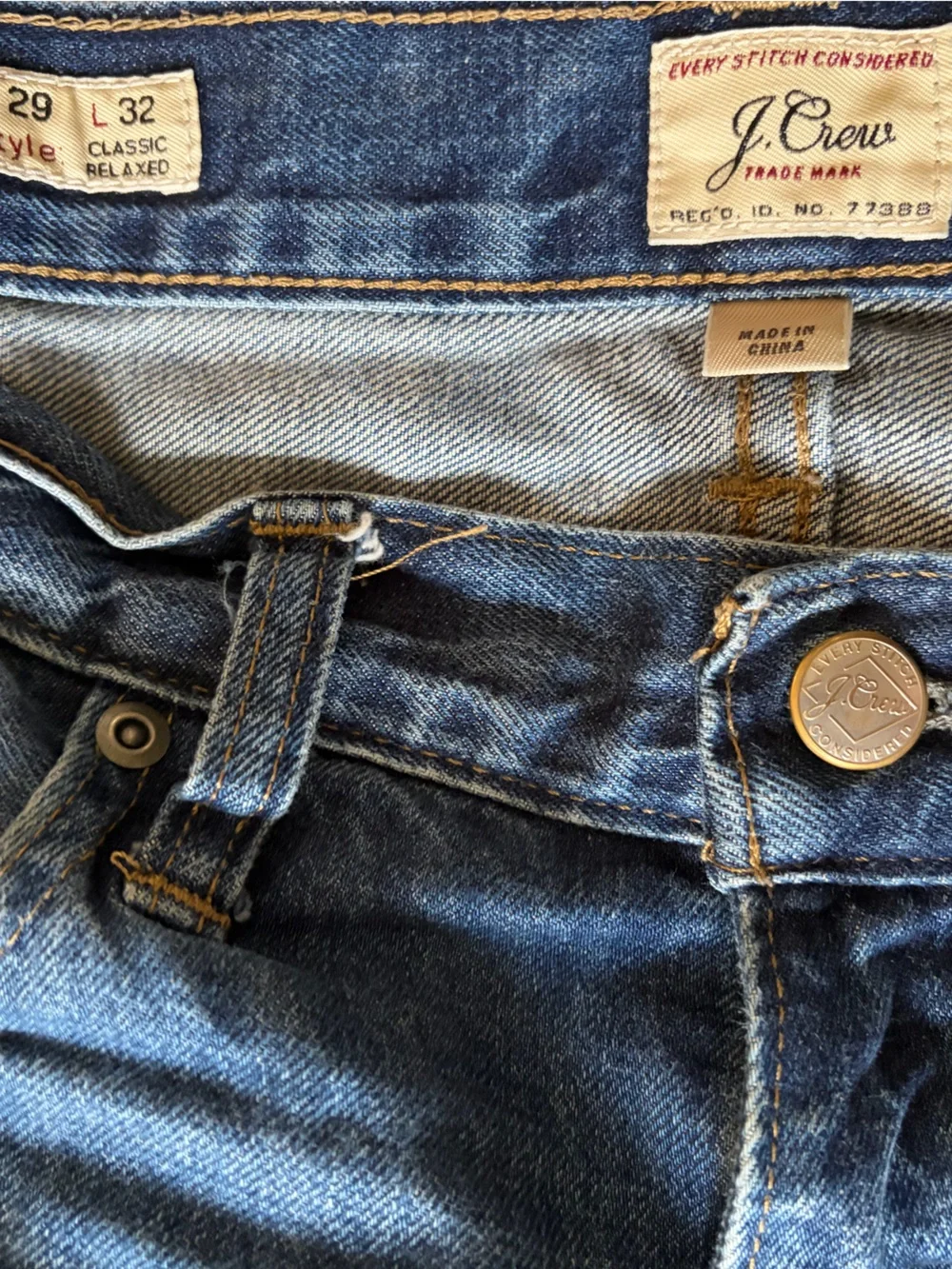 J Crew classic jeans medium wash 29x32